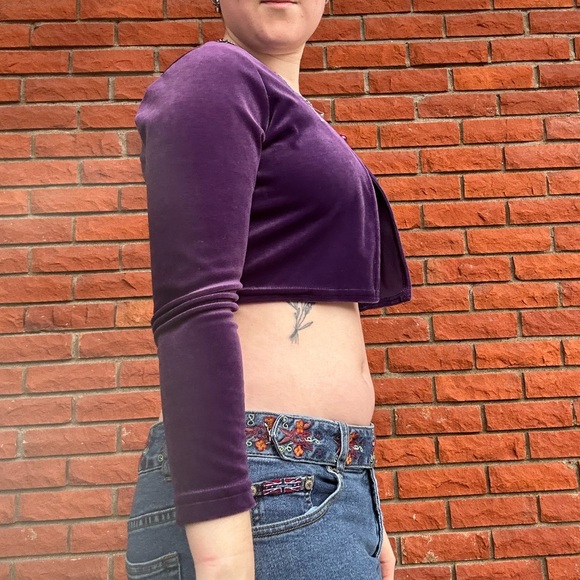 Whimsigoth velvet cardigan - Picture 4 of 11